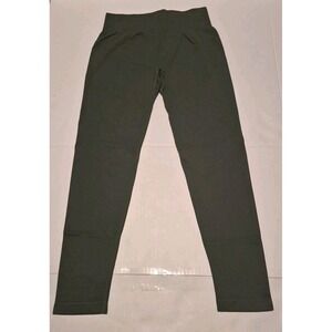 OQQ Green Ribbed Seamless High Rise Butt Lifting Workout Leggings Women's M